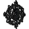 Ekena Millwork Katheryn Ceiling Medallion, Hand-Painted Black Pearl, 22 1/2"W x 30 3/8"H x 1 1/2"P CM30KTBPS - alternate 5